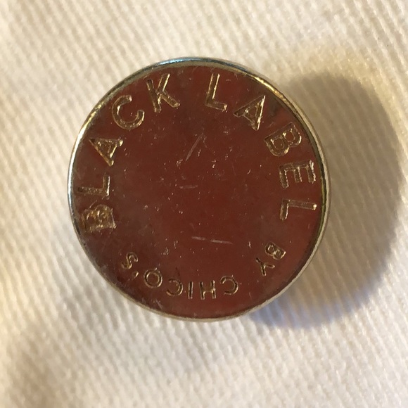 Chico’s Black Label white jeans/gold zippers on pockets in back/front size .05 - Picture 12 of 15